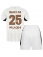 Bayer Leverkusen Exequiel Palacios #25 Vieraspaita Lasten 2024-25 Lyhythihainen (+ shortsit)